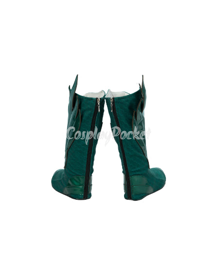 Aquaman Cosplay Shoes DC Superhero Arthur Curry Halloween Boots for Adults