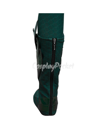 Aquaman Cosplay Shoes DC Superhero Arthur Curry Halloween Boots for Adults