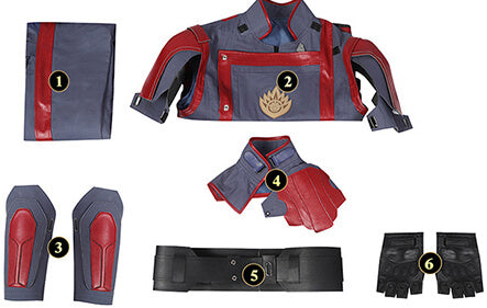 star lord costume full set