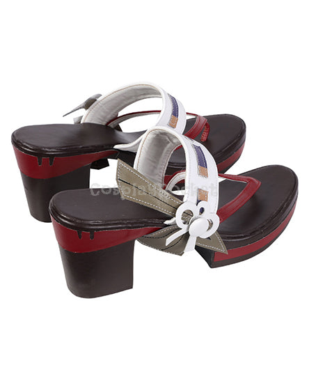 Yae Miko cosplay shoes for girls