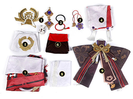 Yae Miko cosplay full set
