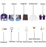 Genshin Impact Keqing cosplay outfits