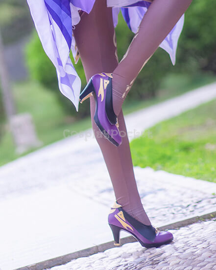 Genshin Impact Keqing cosplay shoes
