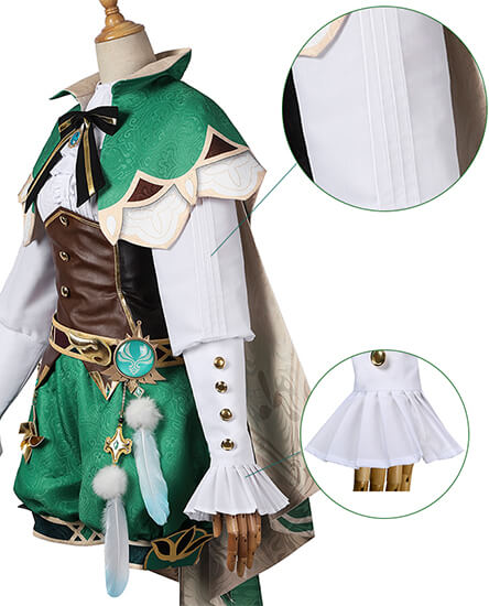 Genshin Impact Venti cosplay costume