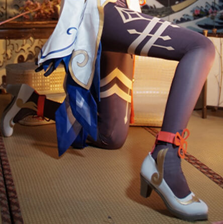 Genshin Impact Ganyu cosplay shoes