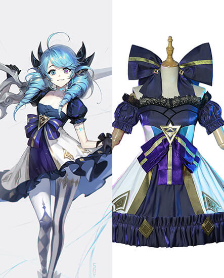 League of Legends LOL gwen cosplay dress